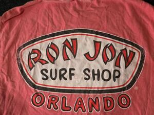Ron Jon Surf Shop Orlando Tee Faded Coral Mens M